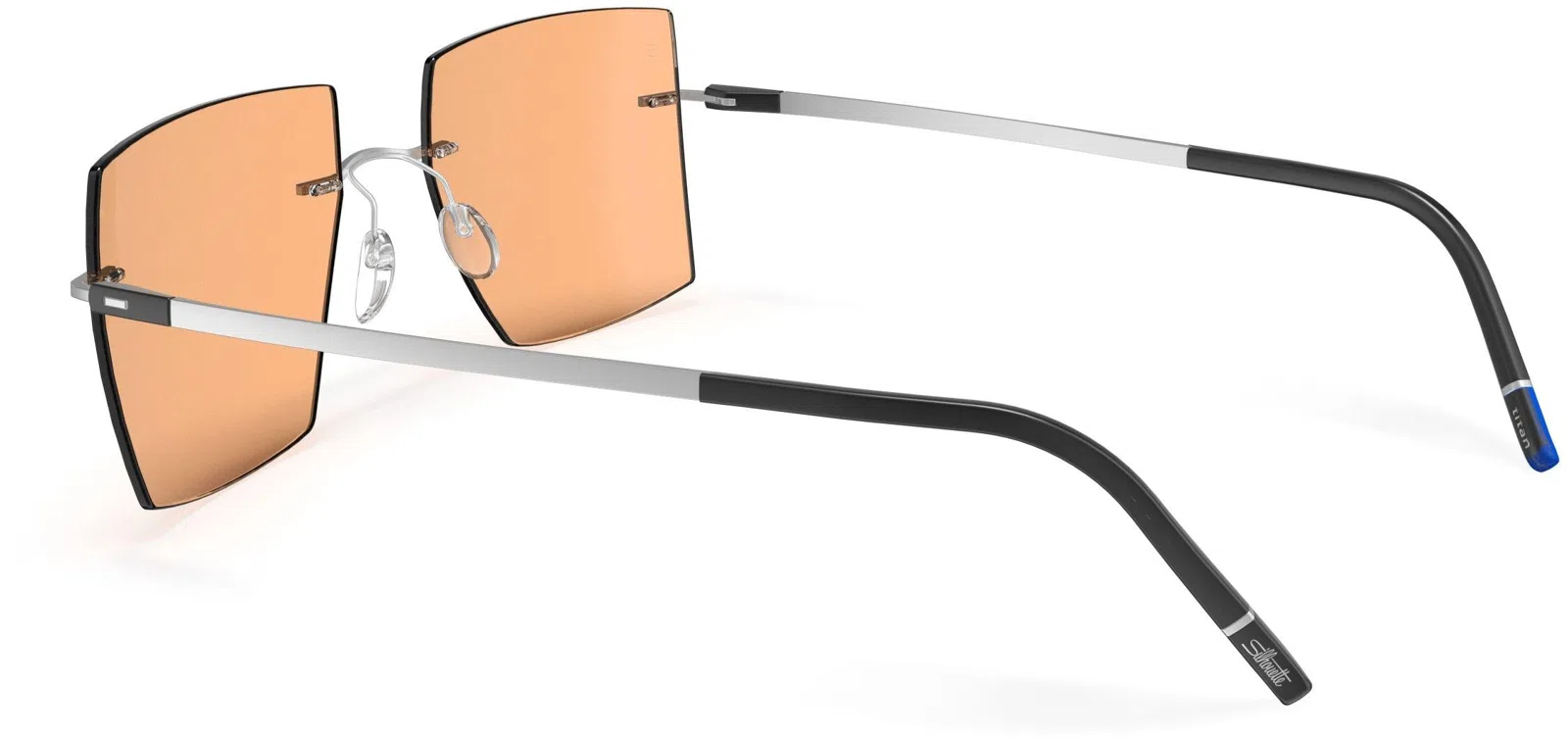 Silhouette The Dawn Demo Rimless 5573 Eyeglasses - view 50
